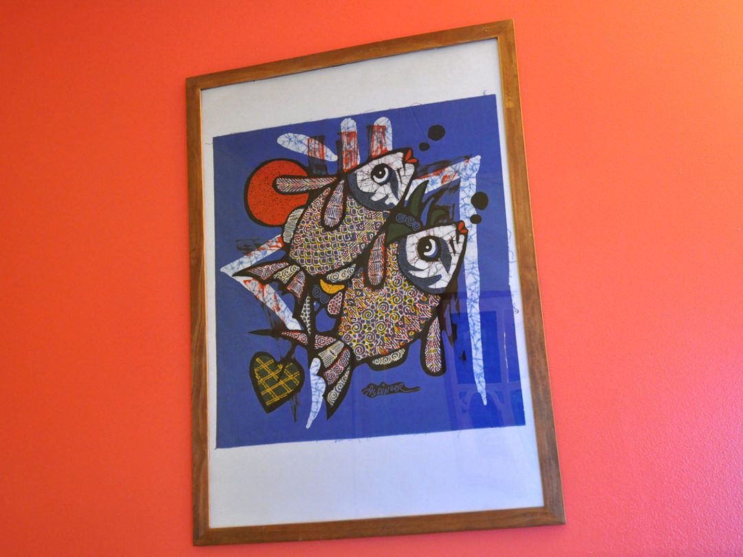 Art decor at Ocean Island