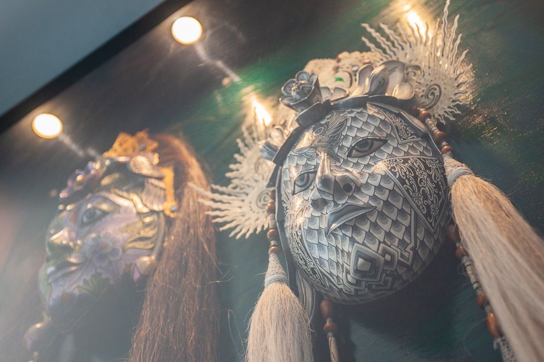 Art decor at Ocean Island