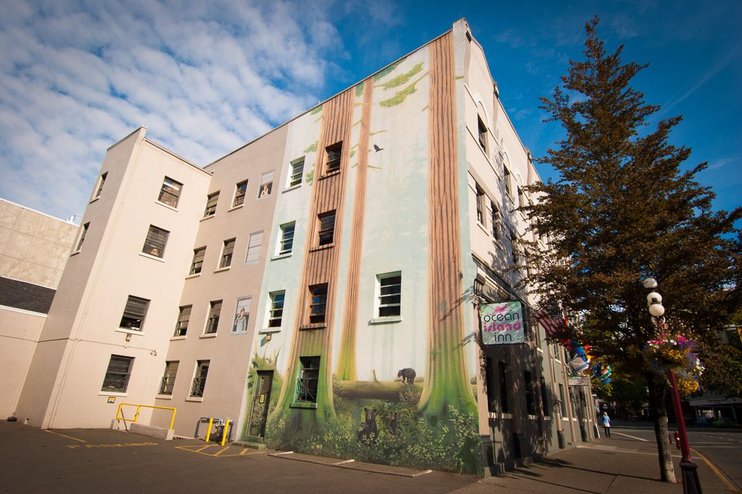 Art decor at Ocean Island