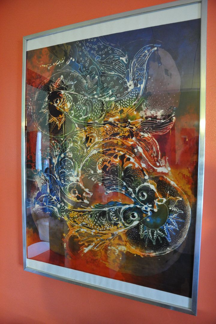 Art decor at Ocean Island