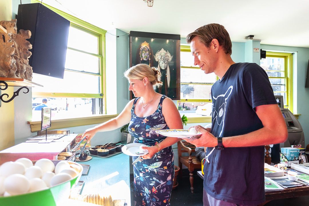 breakfast at Ocean Island Inn