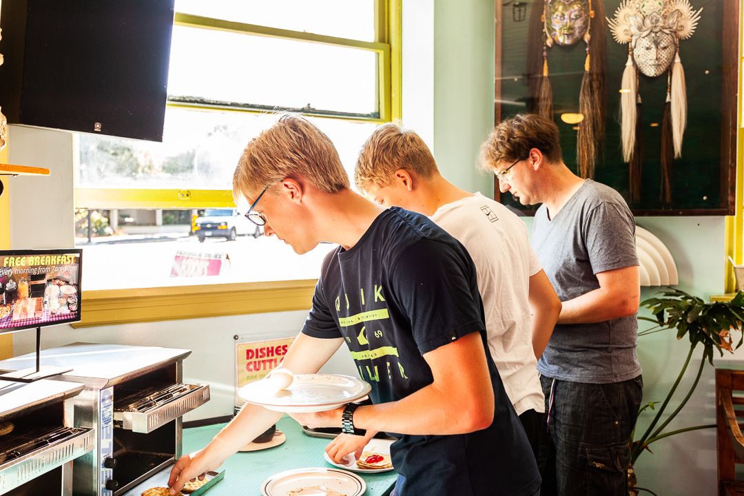breakfast at Ocean Island Inn