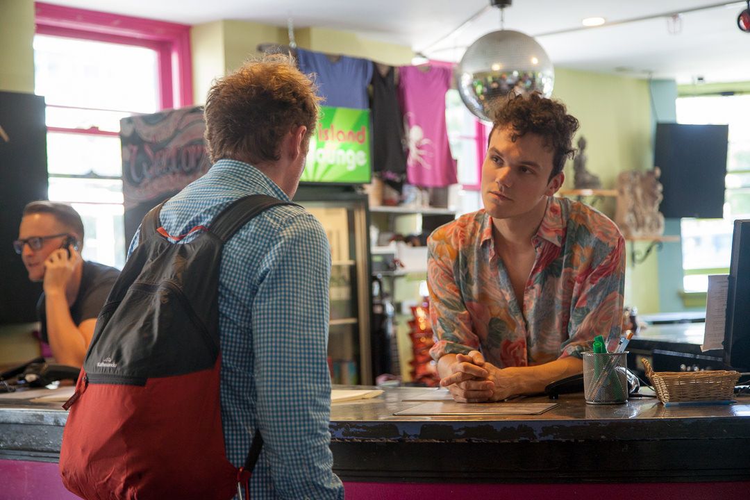 Front desk of Ocean Island Inn