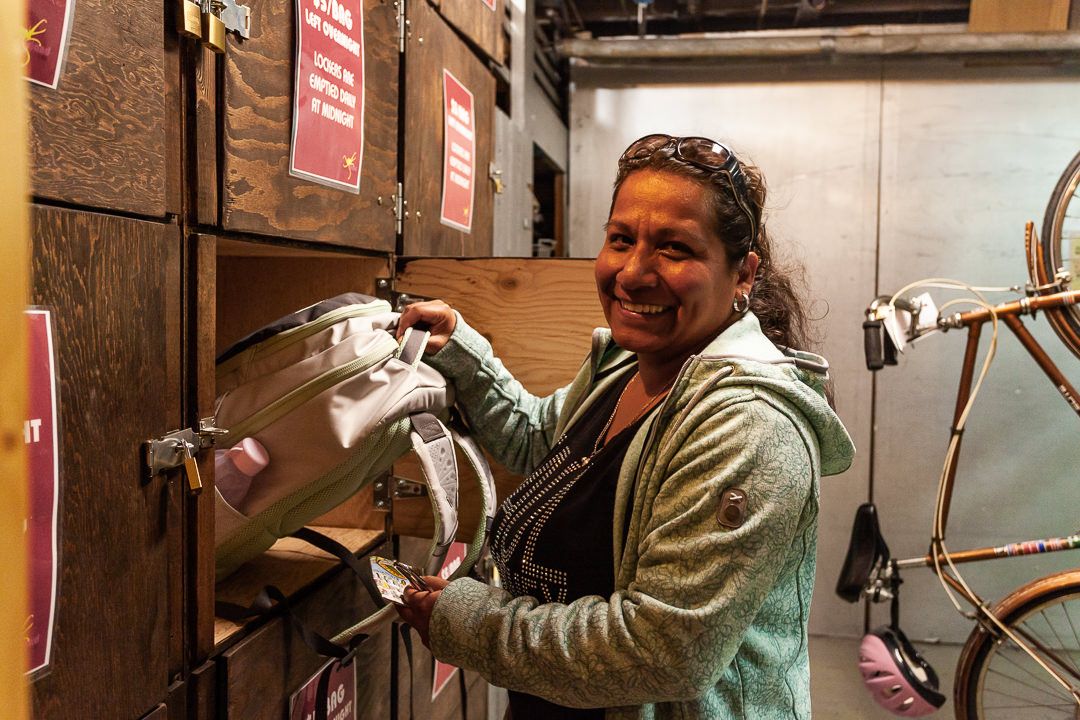 Bag and Bike storage at Ocean Island Inn